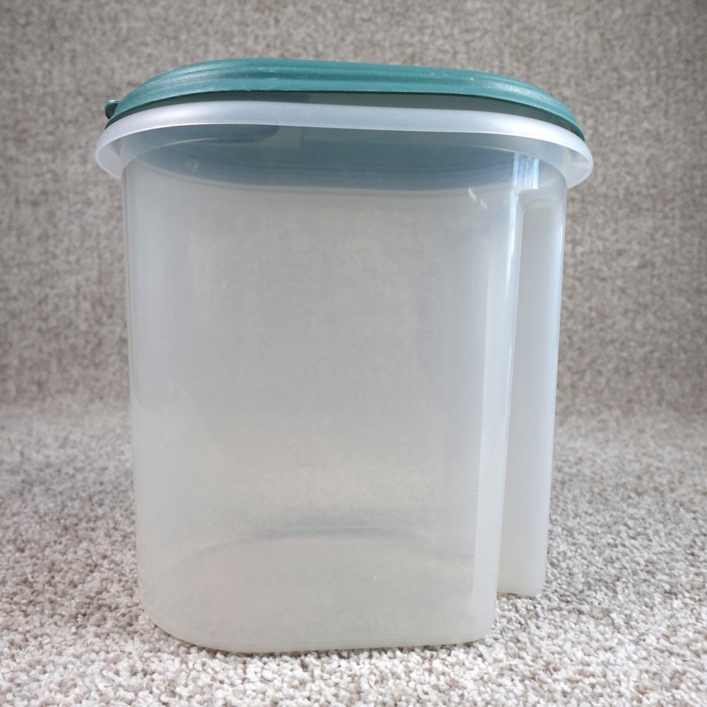 Anchor Hocking 1.5 Gallon‎ Cereal Keeper Translucent Teal Green Flip Top Lid